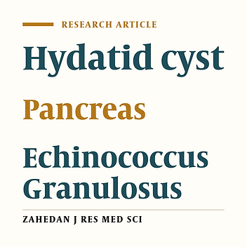 A case report of hydatid cyst of pancreas