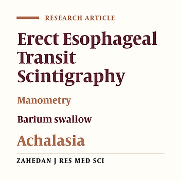 Erect esophageal transit scintigraphy, manometry, and barium swallow in assessment of patients with achalasia before and after balloon dilation