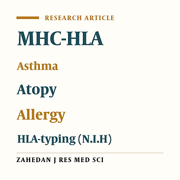 The evaluation of HLA class II association With allergic asthma
