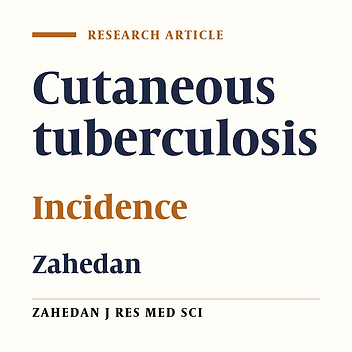 Prevalence of cutaneous tuberculosis in Zahedan