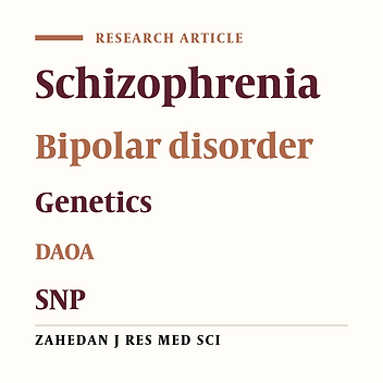 Genetic Overlap Between Affective Disorders: An Association Analysis of M18 and M23 SNPs of DAOA/G72 Gene With Schizophrenia and Bipolar Disorder