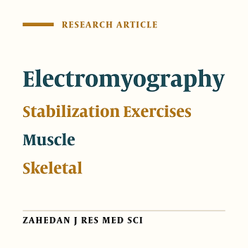 Comparison of Abdominal and Lumbar Muscles Electromyography Activity During Two Types of Stabilization Exercises
