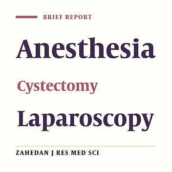 General Versus Spinal Anesthesia in Laparoscopic Ovarian Cystectomy
