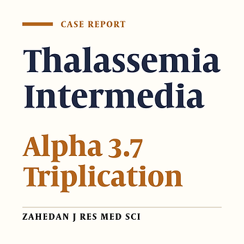 A Patient With Coinheritance of Alpha-Globin Gene Triplication and IVSI-5 Mutation of Beta-Globin Gene